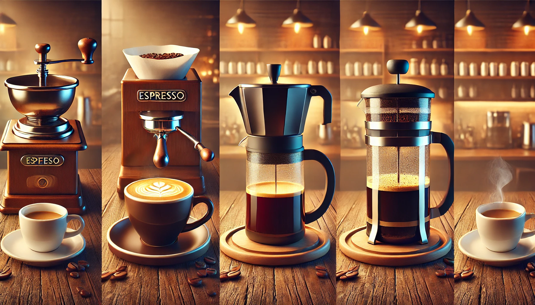 What s The Difference Between Espresso Drip Coffee And French Press 